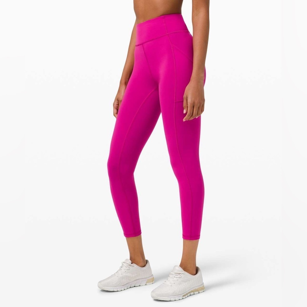 Lululemon Invigorate High-Rise Tight 25" in Ripened Raspberry Size 12 - Picture 3 of 14